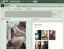 Tablet Screenshot of nadixe.deviantart.com