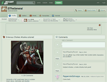 Tablet Screenshot of elthegeneral.deviantart.com