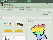 Tablet Screenshot of pokemonponys.deviantart.com