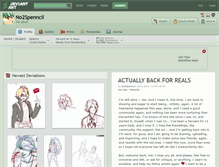Tablet Screenshot of no2spenncil.deviantart.com