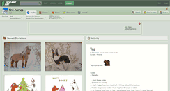 Desktop Screenshot of fire-horses.deviantart.com