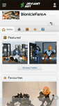 Mobile Screenshot of bioniclefans.deviantart.com
