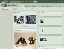 Tablet Screenshot of bioniclefans.deviantart.com