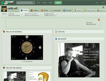 Tablet Screenshot of celtic-elf.deviantart.com