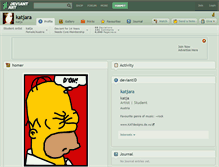 Tablet Screenshot of katjara.deviantart.com