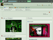 Tablet Screenshot of forbiddenorchid.deviantart.com