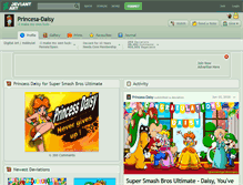 Tablet Screenshot of princesa-daisy.deviantart.com