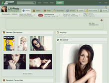 Tablet Screenshot of ljs-photo.deviantart.com
