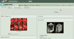 Desktop Screenshot of cosplay-closet.deviantart.com