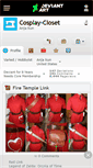 Mobile Screenshot of cosplay-closet.deviantart.com
