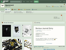 Tablet Screenshot of oligoelement.deviantart.com