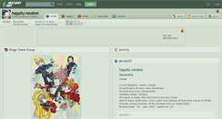 Desktop Screenshot of happily-random.deviantart.com
