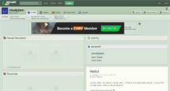 Desktop Screenshot of cloudyjenn.deviantart.com
