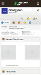 Mobile Screenshot of cloudyjenn.deviantart.com