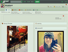 Tablet Screenshot of ninjadanni.deviantart.com