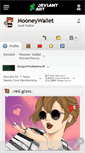 Mobile Screenshot of mooneywallet.deviantart.com