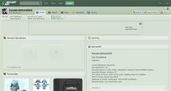 Desktop Screenshot of kyusawamura666.deviantart.com