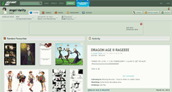 Desktop Screenshot of angel-vanity.deviantart.com