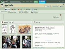 Tablet Screenshot of angel-vanity.deviantart.com