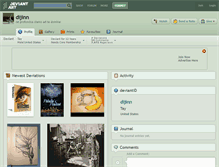 Tablet Screenshot of dijinn.deviantart.com