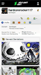 Mobile Screenshot of hardcorerocker117.deviantart.com