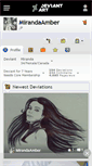 Mobile Screenshot of mirandaamber.deviantart.com