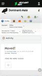 Mobile Screenshot of dominant-male.deviantart.com
