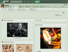 Tablet Screenshot of deino.deviantart.com