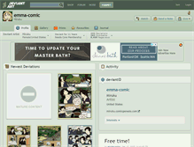 Tablet Screenshot of emma-comic.deviantart.com