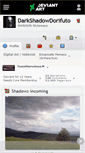 Mobile Screenshot of darkshadowdorifuto.deviantart.com
