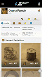 Mobile Screenshot of gyunaipamuk.deviantart.com