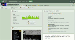 Desktop Screenshot of ethereal-art-poetry.deviantart.com