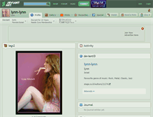 Tablet Screenshot of lynn-lynn.deviantart.com