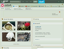 Tablet Screenshot of anaifosoft.deviantart.com