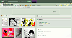 Desktop Screenshot of millennium-fans.deviantart.com