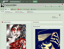 Tablet Screenshot of frankensteinbabe.deviantart.com