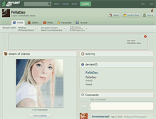 Tablet Screenshot of feliadau.deviantart.com