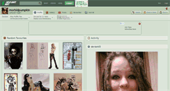 Desktop Screenshot of morbidpumpkin.deviantart.com