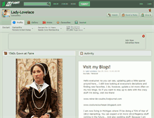 Tablet Screenshot of lady-lovelace.deviantart.com