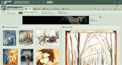 Desktop Screenshot of littleseasparrow.deviantart.com