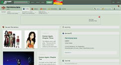 Desktop Screenshot of hermionejane.deviantart.com