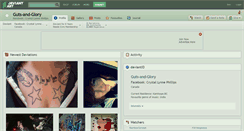 Desktop Screenshot of guts-and-glory.deviantart.com
