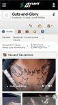 Mobile Screenshot of guts-and-glory.deviantart.com