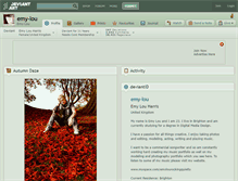 Tablet Screenshot of emy-lou.deviantart.com