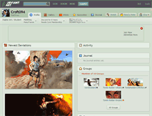 Tablet Screenshot of croft094.deviantart.com