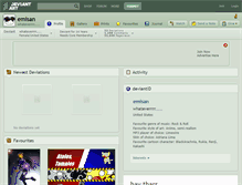 Tablet Screenshot of emisan.deviantart.com