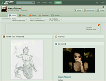 Tablet Screenshot of masochismet.deviantart.com