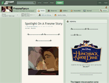 Tablet Screenshot of fresmefans.deviantart.com