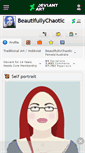 Mobile Screenshot of beautifullychaotic.deviantart.com