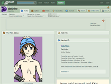 Tablet Screenshot of daishiko.deviantart.com